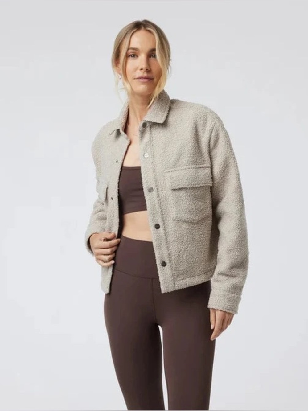 Vuori Women's Sycamore Sherpa Shirt Jacket